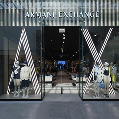 Открытие нового магазина Armani Exchange